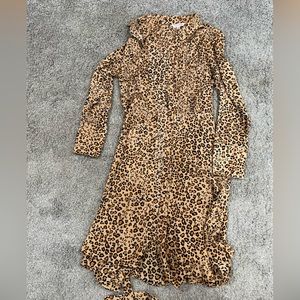 Cheetah print dress